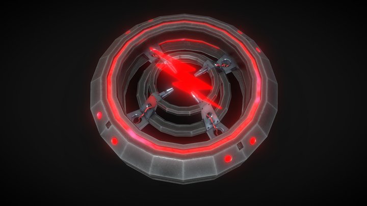 Armor Power Circle for Reverse Flash 3D Model