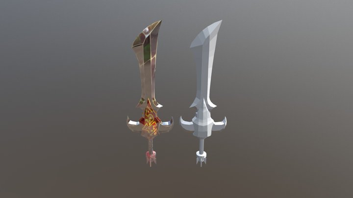 Sword TXT 3D Model