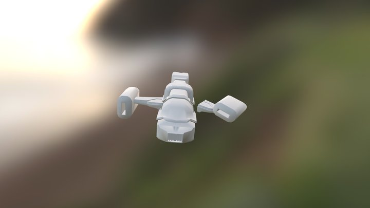 spaceship2 3D Model