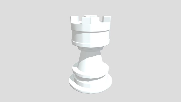 Chess rook 3D Model