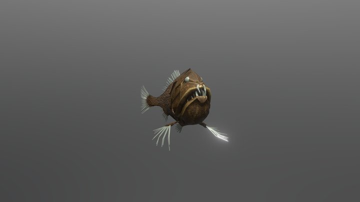 Fangtooth fish 3D Model
