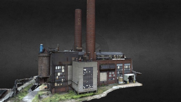 B.F. Goodrich Factory 3D Model