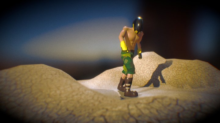 Desert guy 3D Model