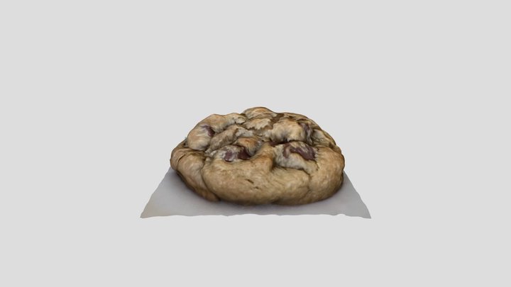 Chocolate Chip Cookie 3D Model