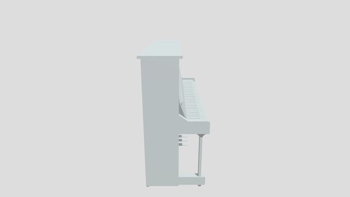 piano draft 3D Model