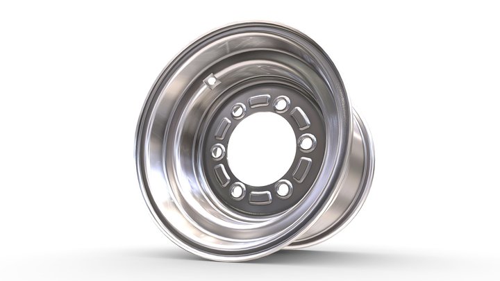 Pronar Wheels Implement Rim 153.09.68 3D Model