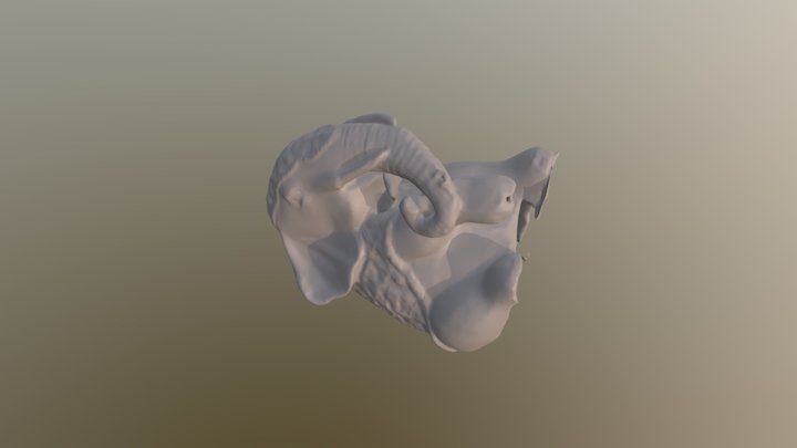Elephant Candle 3D Model