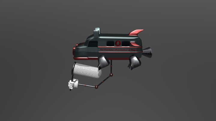 Van for the Cat Catcher's Association of Dayton 3D Model