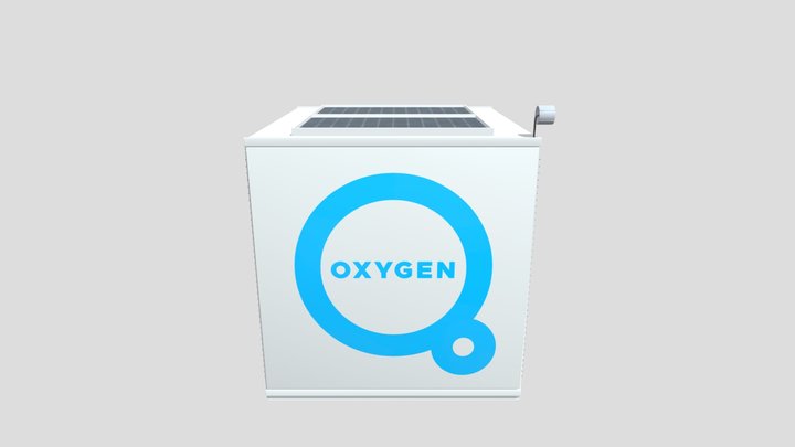 Model oczyszczacza Oxygen - fotowoltaika 3D Model