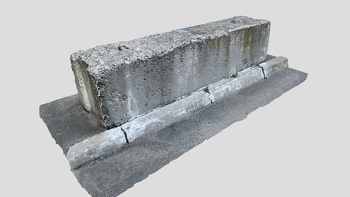 Concrete block 03 – Modello 3D gratuito STL