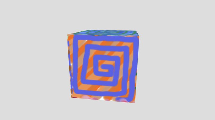 color cube by Julie 3D Model