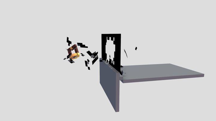 Glass is breaking | Train to Nowhere 3D Model