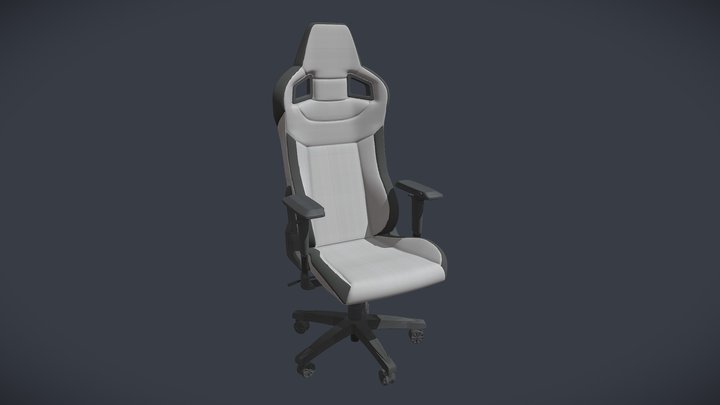 Gaming chair T3 Rush 3D Model