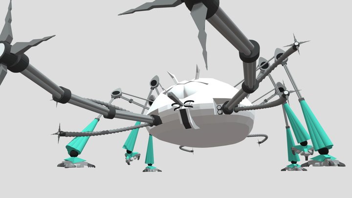 Jeff Wayne Handling Machine 3D Model