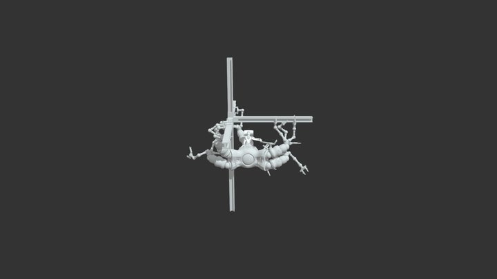 Drone Tech and Construction Drone Model 3D Model