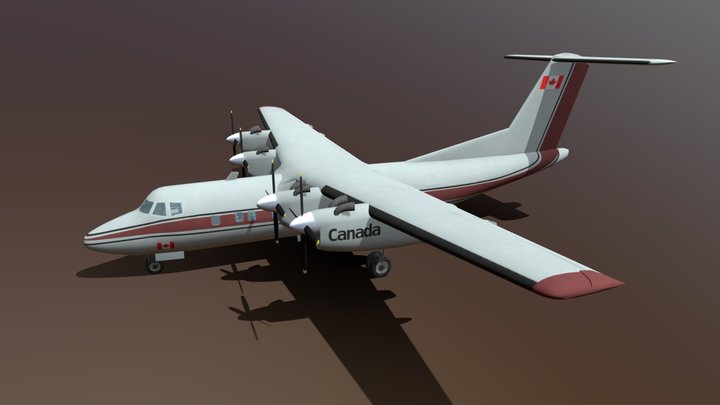 de Havilland Canada DHC-7 – Modello 3D gratuito STL