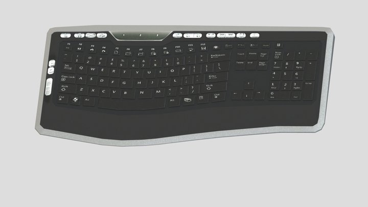 Klavye 3D Model