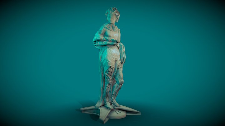 Hebe Futuristic 3D Model