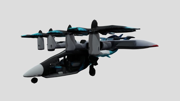 VERTICAL VX4 low quality model for 3d map 2025 3D Model