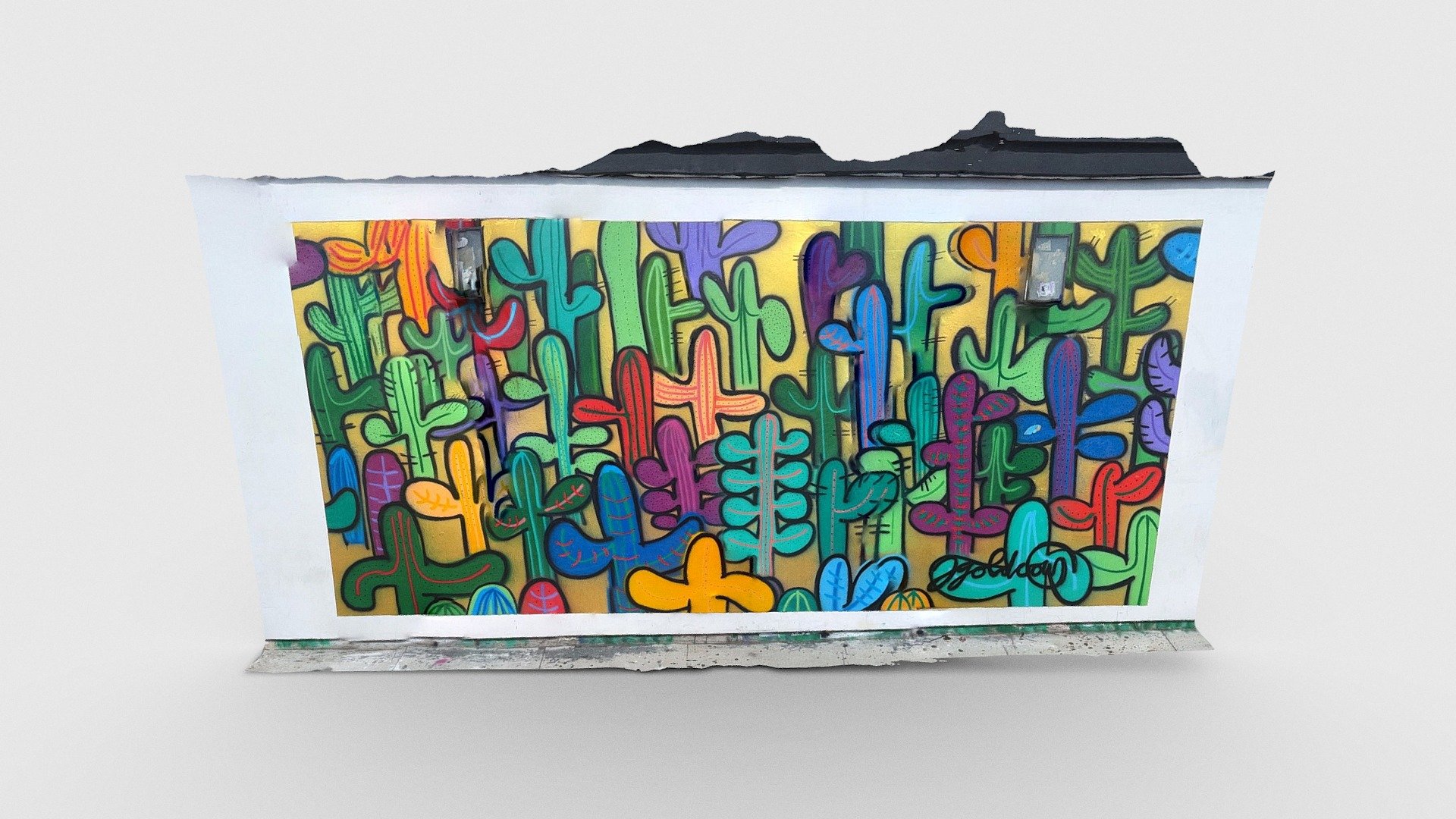Mural in Venice Beach - Cacti