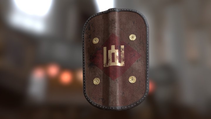 Grand Duchy of Lithuania Shield 3D Model
