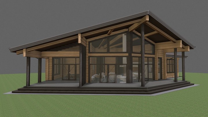 дом 1 п1 3D Model