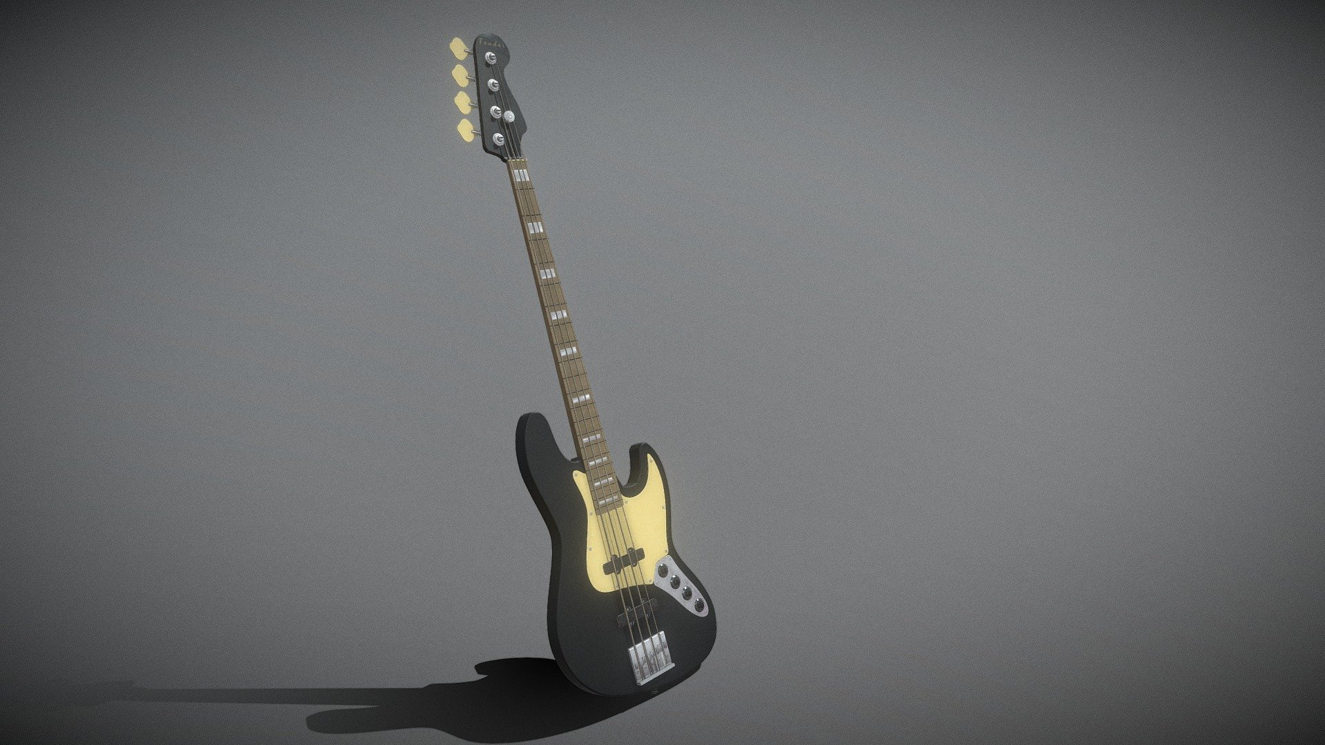 modèle 3D de Guitare basse électrique 4 cordes 02 - TurboSquid 1780016