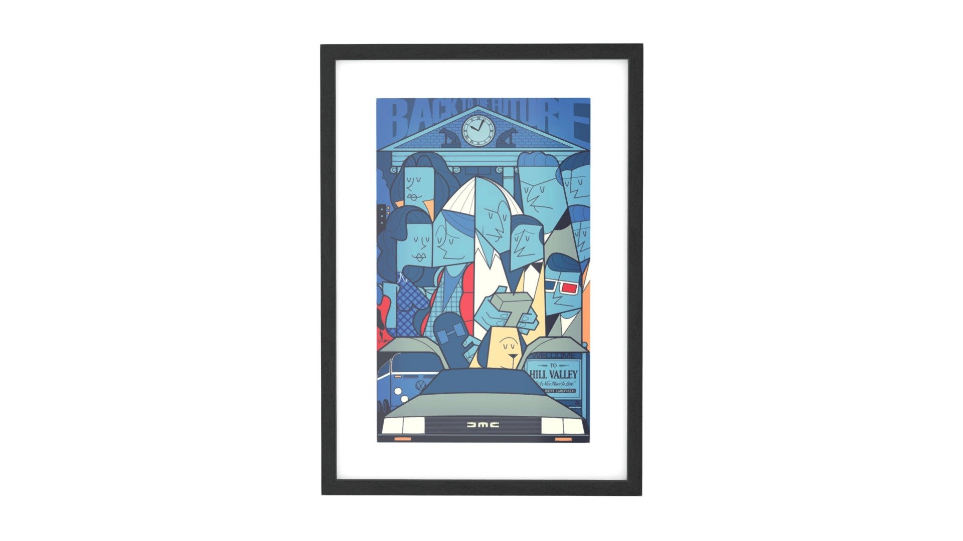 Back To The Future by Ale Giorgini, 42 x 59cm