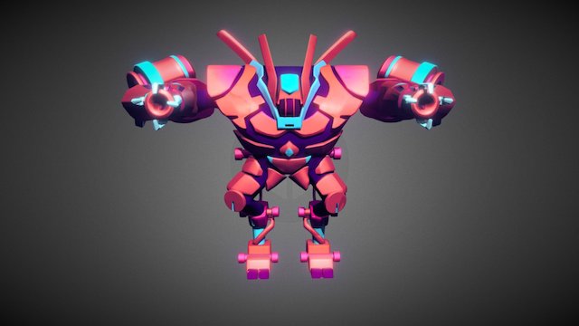 Robot Ambi Warriors 3D Model