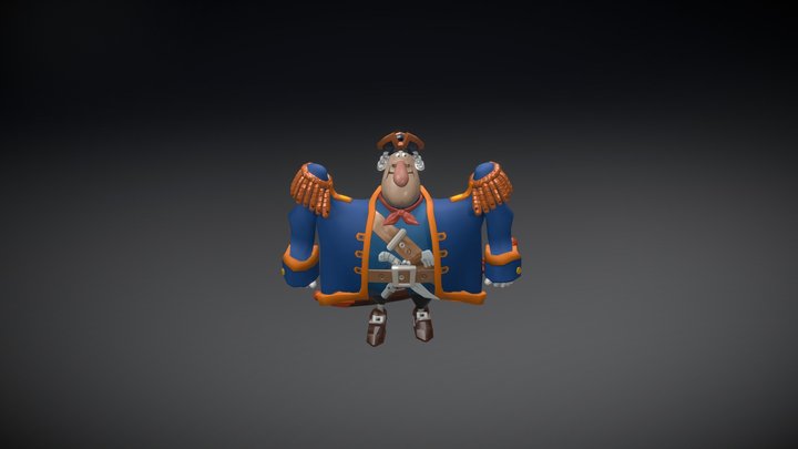 Capitan Smolett 3D Model