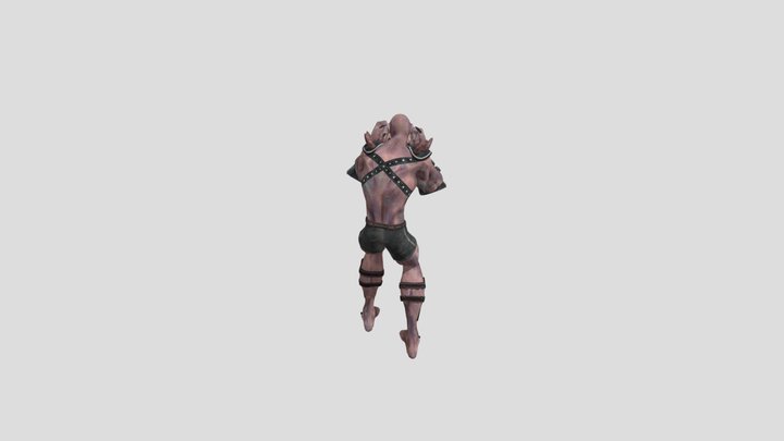 anim_warrior_qr_3_Hook_left_hand 3D Model