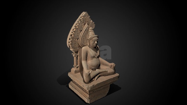 Cham Deified King, late 10th C CE – Gratis 3D-model STL