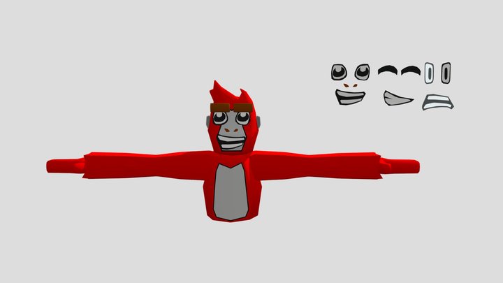 Monke Mayhem Player (Mobile) – Modèle 3D gratuit STL