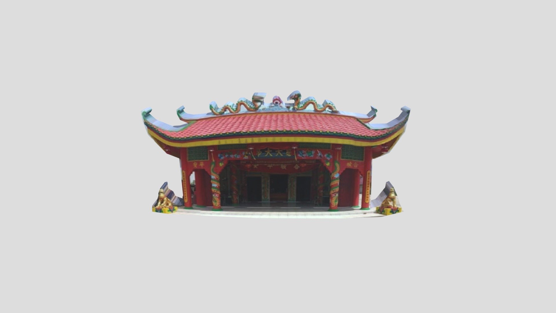 klenteng - Download Free 3D model by tasyaaw [13bdb5f] - Sketchfab