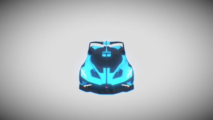 Bugatti-bolide 3D Model