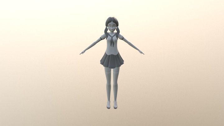 Mao Kaneko v2 3D Model