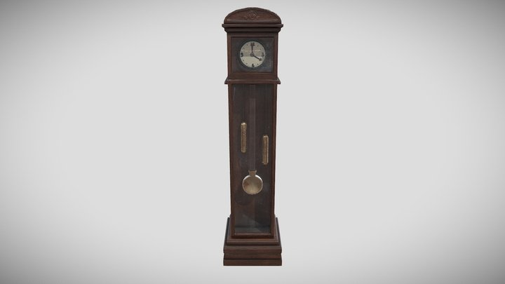 Grandfather_clock 3D Model