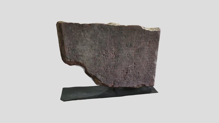 Inscription 2 3D Model