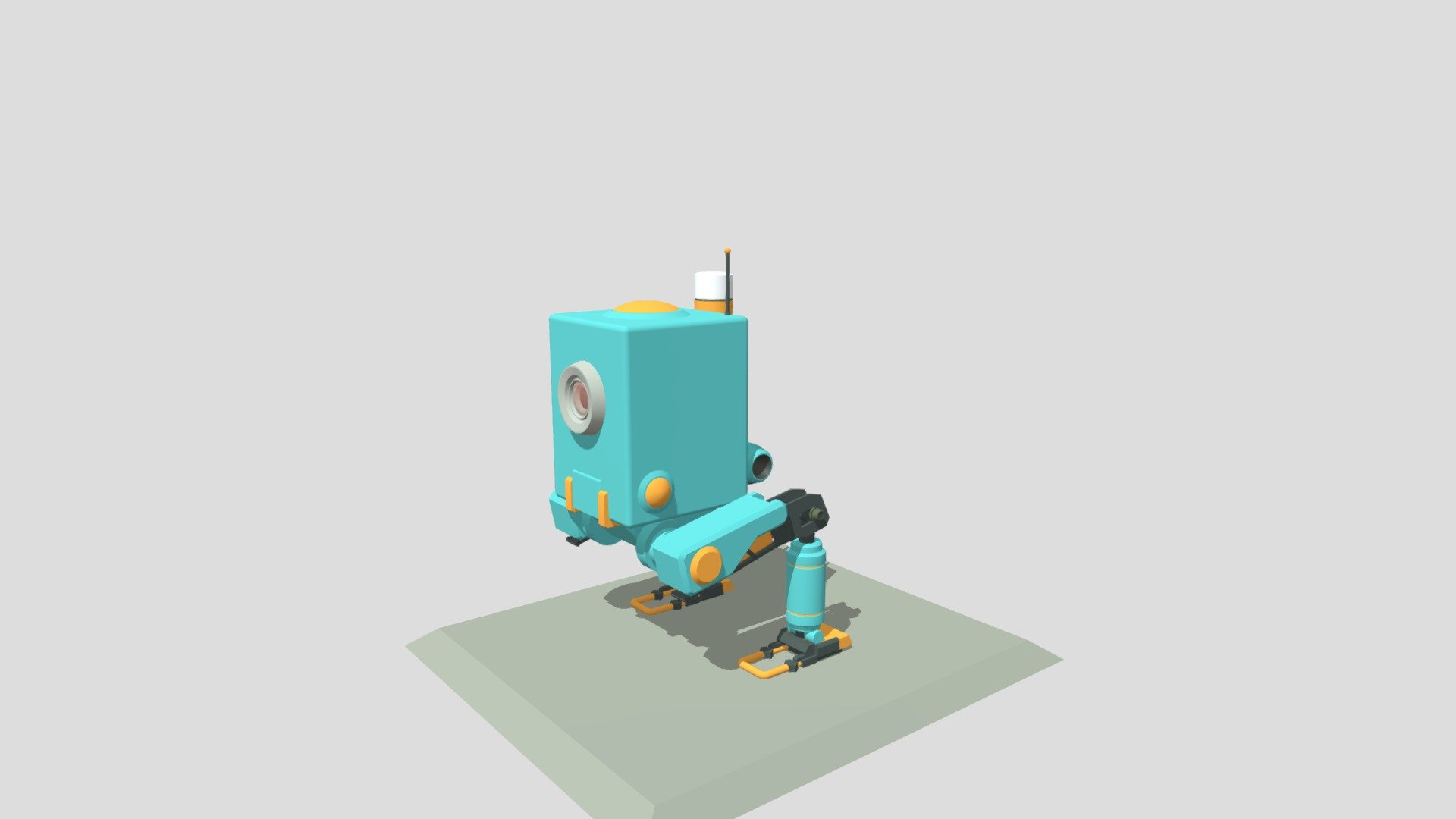 Little robot lowpoly