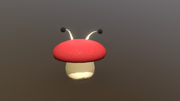 Antennae Mushrom (work in progress) 3D Model