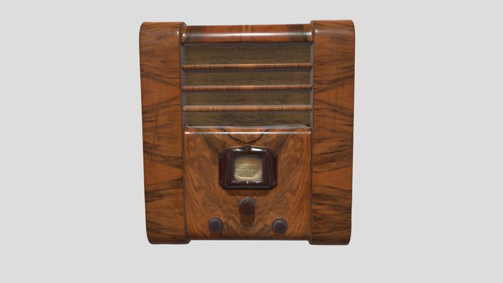 Elektrit Majestic radio receiver – Free 3D Model STL