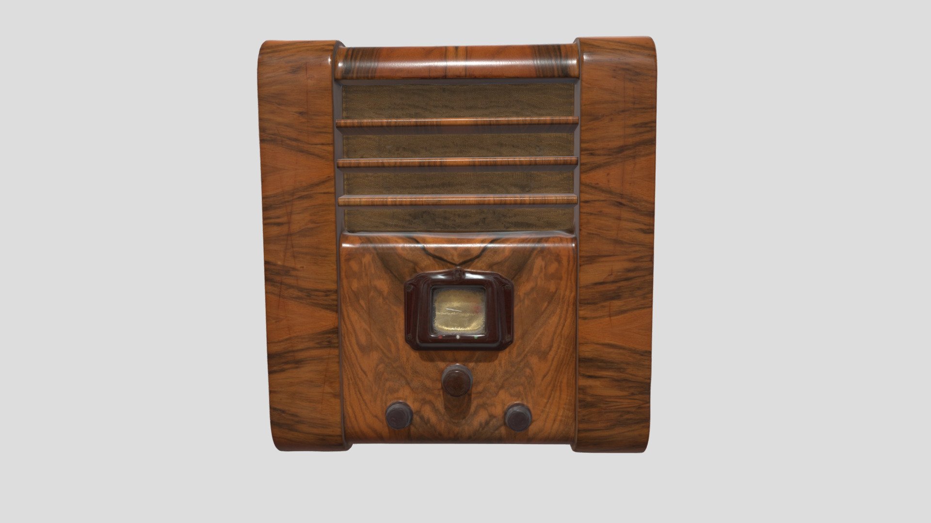 Elektrit Majestic radio receiver Download Free 3D model by Museum of