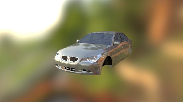 Bmw E60 3D Model