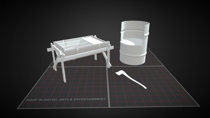 1GGP05E_Valckenaere_Niels_3SimpleProps 3D Model