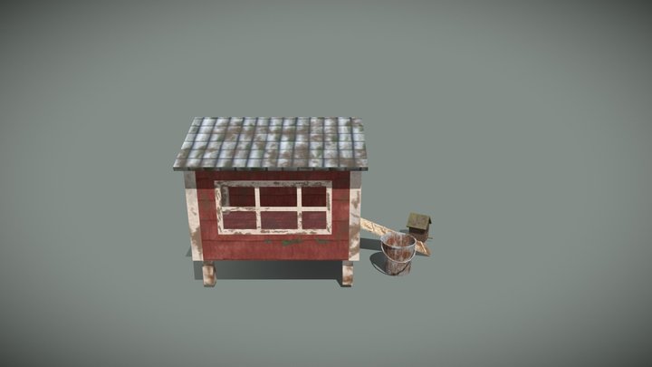 Grandmas House_ 3 simple Props 3D Model