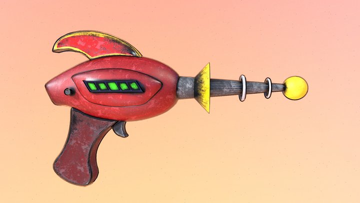 Ray Gun 3D Model