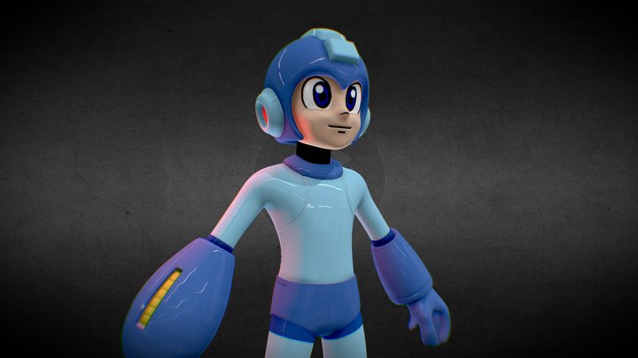 Megaman 3D Model