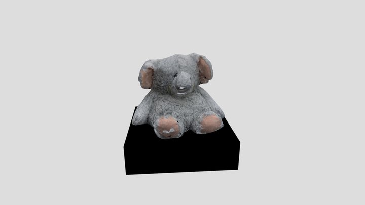 Stuffed Elephant 3D Model