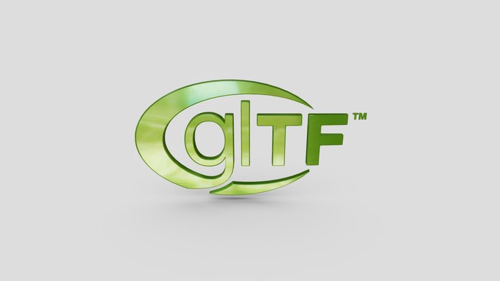 glTF Logo 3D Model