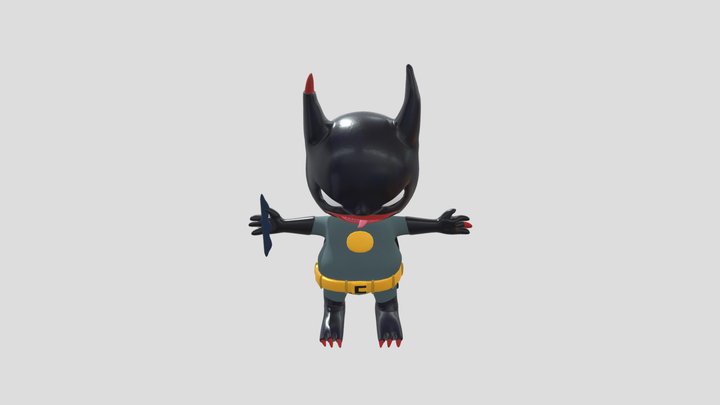 The Demon Batman 3D Model